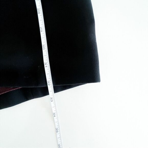 She Coat Jacket Black Women's 6 Notched Collar Lined Hidden Button Closure - Picture 6 of 8